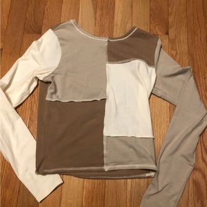 Hollister patchwork top